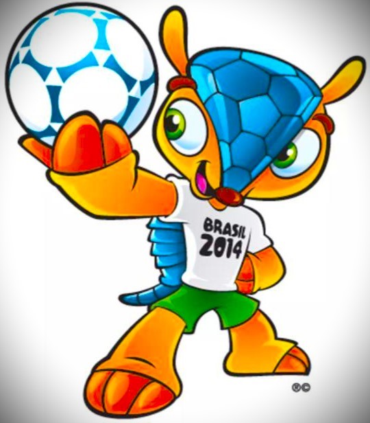 Fuleco mascote da Copa do Mundo 2014 Brasil — Foto: Divulgação